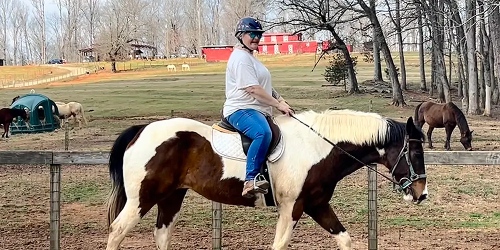 Encouraging adult students for riding lessons - WildeWood Farm